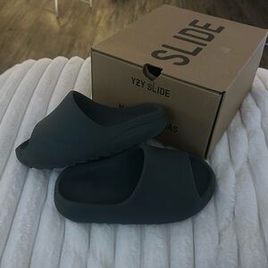 used yeezy slides color slate marine